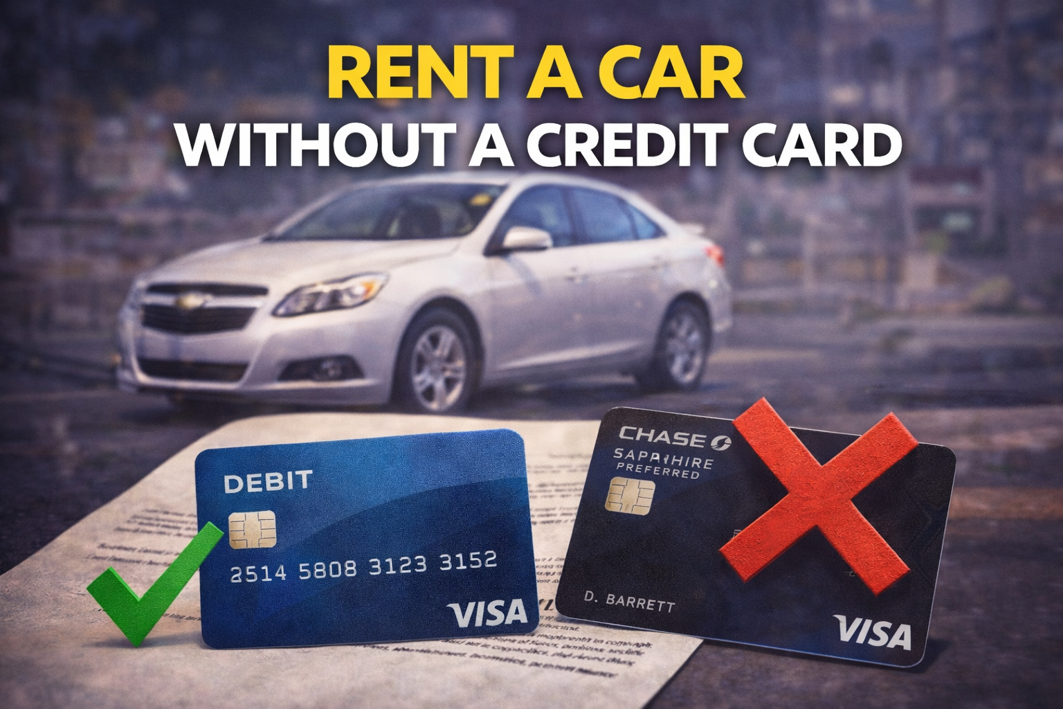 Can You Rent a Car Without a Credit Card? A Complete Guide for Travelers