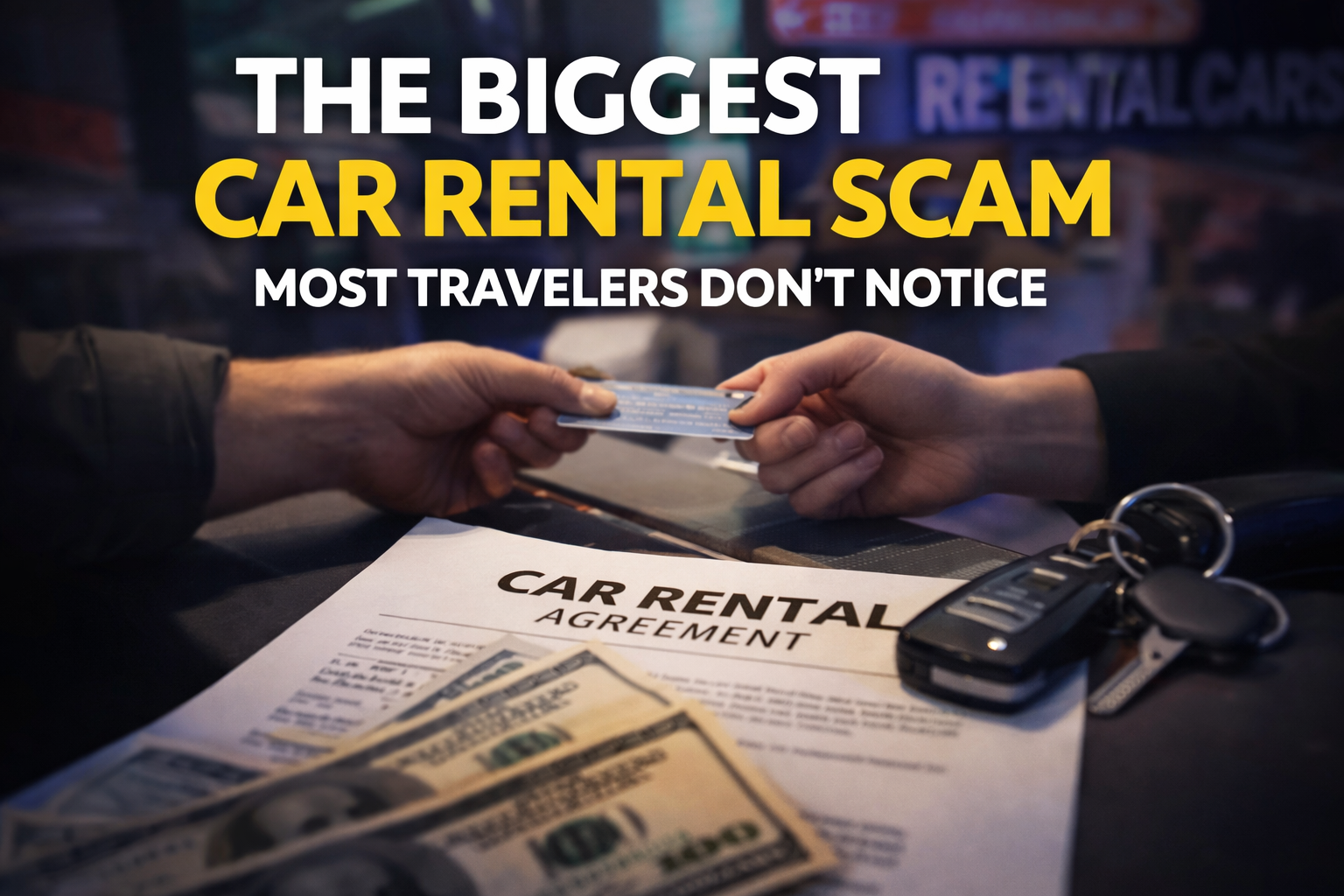 The Biggest Car Rental Scam Most Travelers Don’t Notice