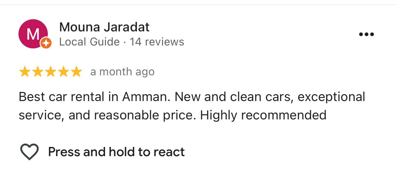 Customer Review