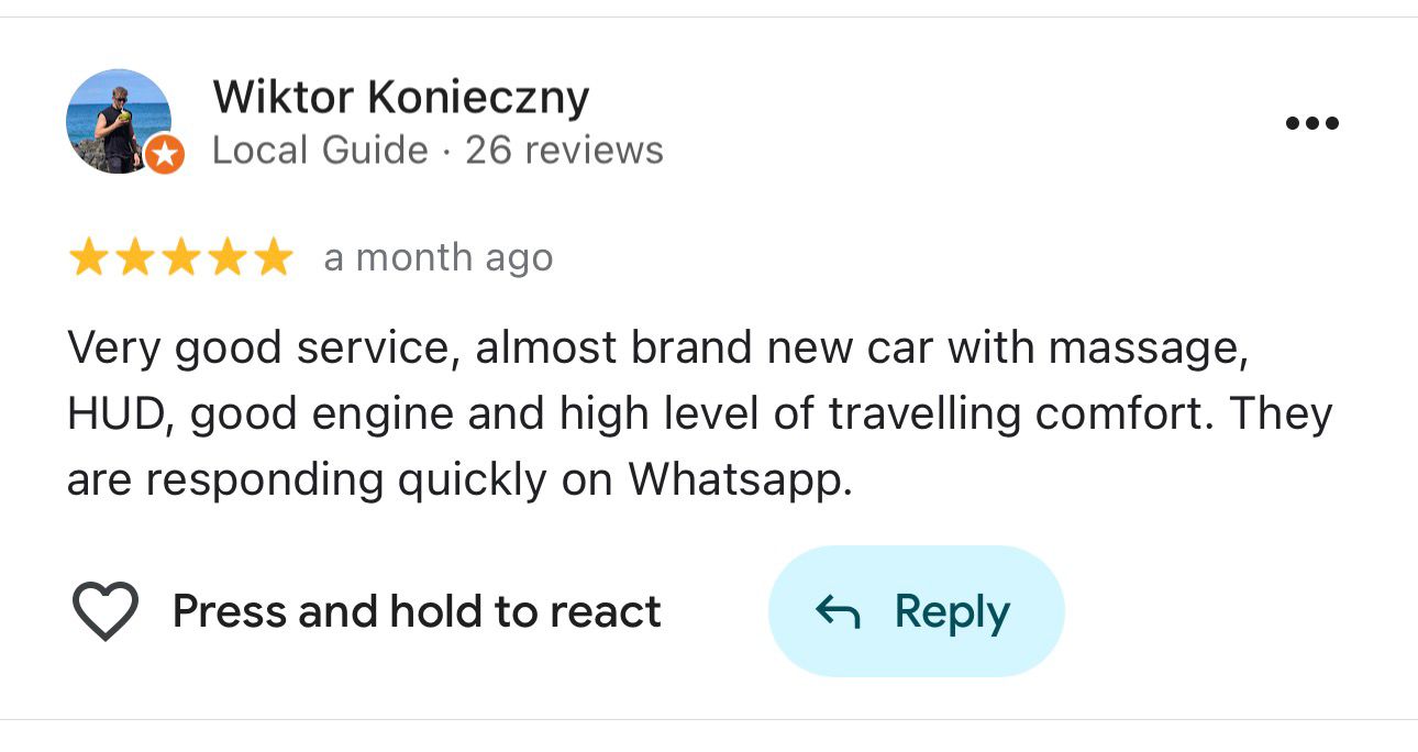 Customer Review
